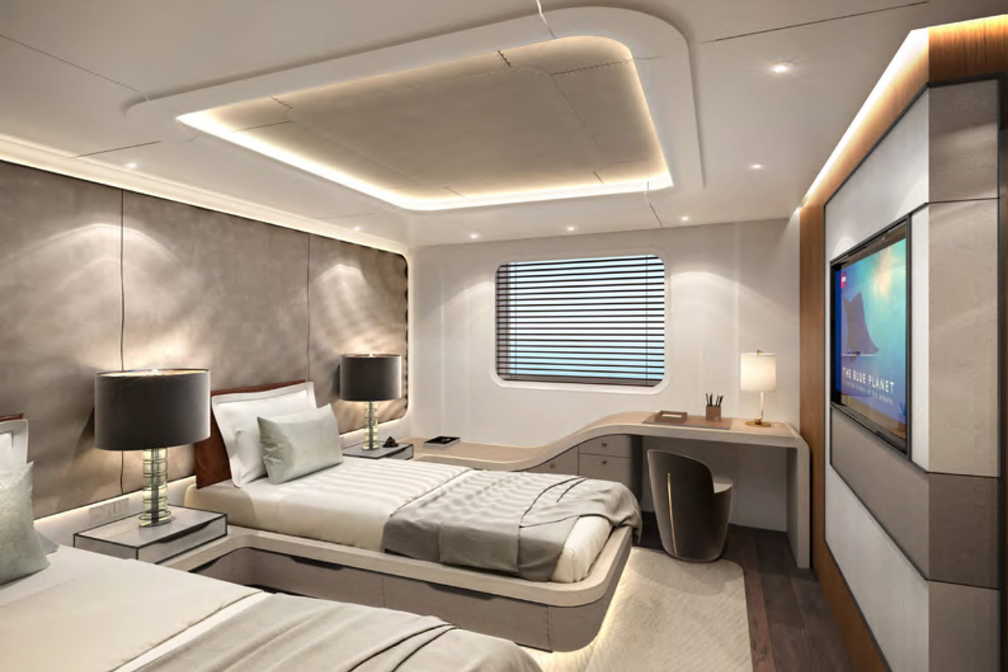 Twin Beds Guests Suite